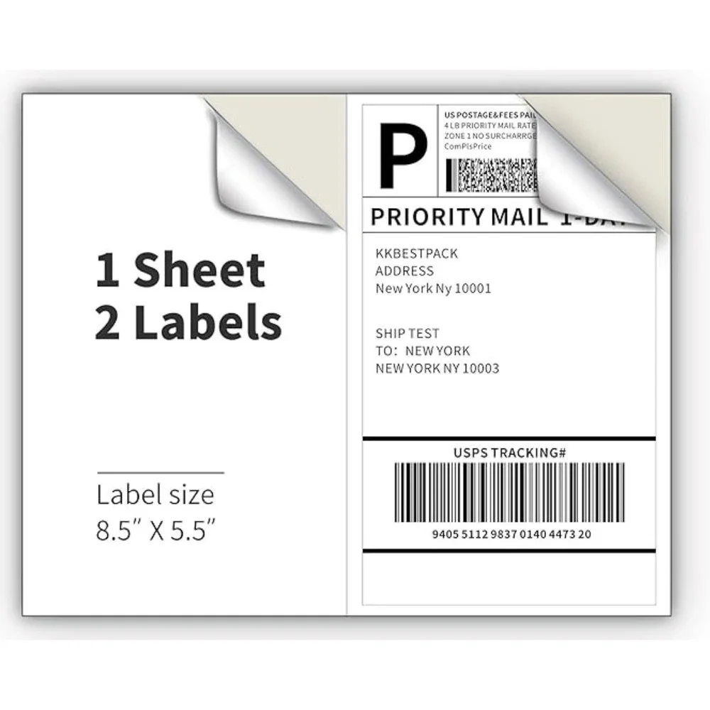 (8.5x11) Bubble Mailers (10x13+6x9) Poly Mailers with Inkjet‎ lables